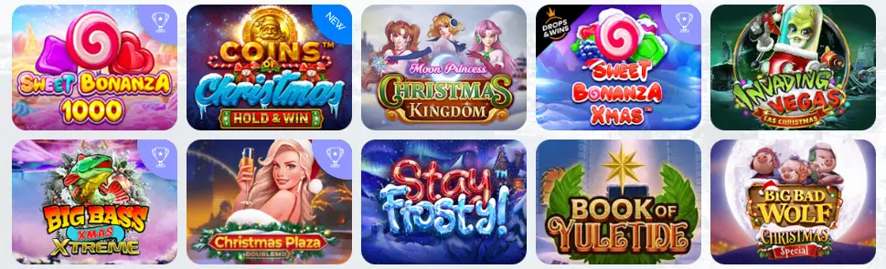 Tous les jeux Malina Casino
