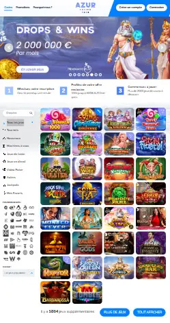 l'application et interface MALINA CASINO