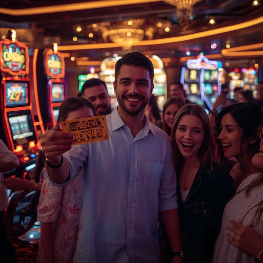 une personne avec un bonus Malina Casino