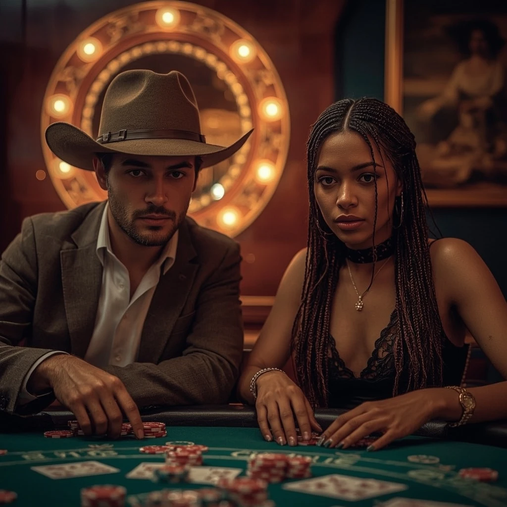 photo de deux joueurs de poker Malina Casino